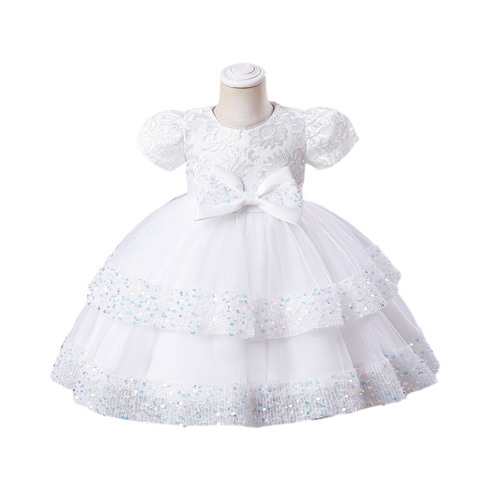 Elegant Baby Girl Tulle Puff Princess Dress Toddler Formal Dresses